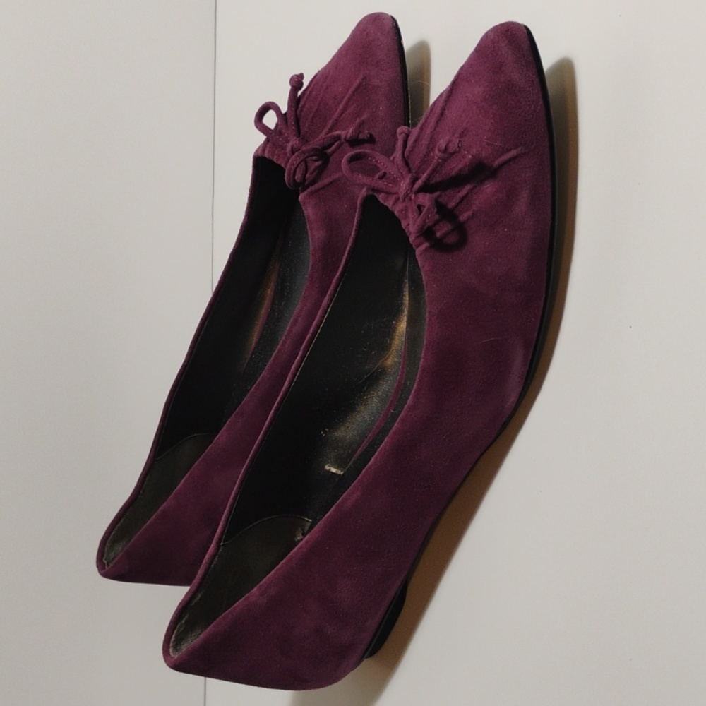 La Fenice Avery Violet Flats- Size 7.5 Orig Box Included - Picture 2 of 10